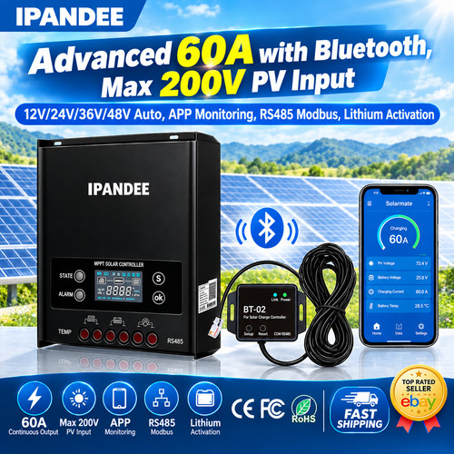 60a mppt solar charge - 60a,