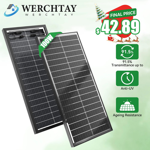 100 watt solar - panel, bifacial